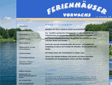 Tablet Screenshot of ferienhaeuser-vorwachs.de